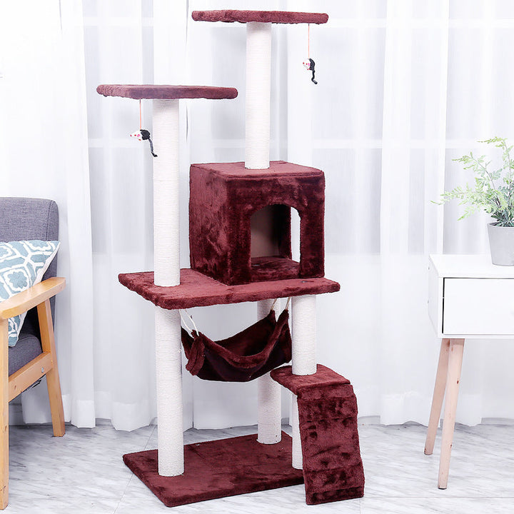 Pet Climbing Frame Toy For Interactive Play And Rest
