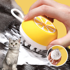 Pamper Your Pet with the 2-In-1 Silicone Pet Bath Brush